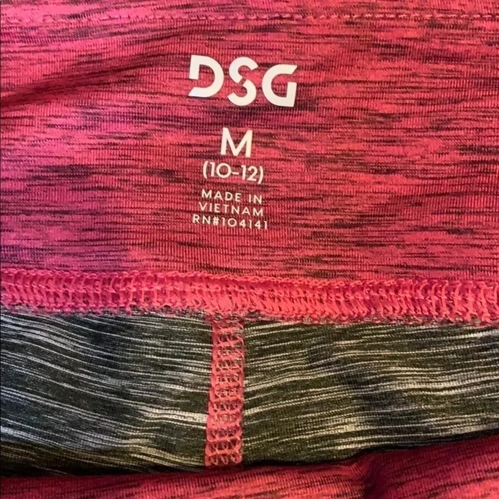 Girls full length athletic ombré leggings size M - Picture 4 of 7